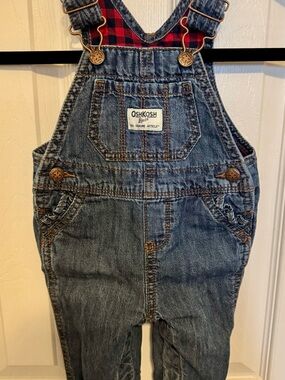 OshKosh B'gosh Baby Girl Denim Overalls in Blue